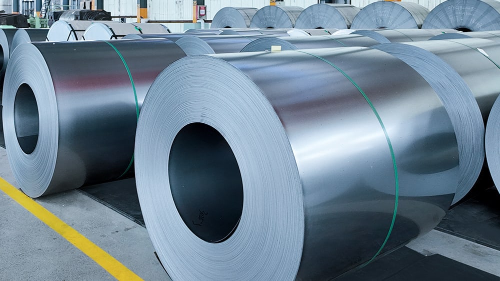 Hot-rolled and cold-rolled steel coil